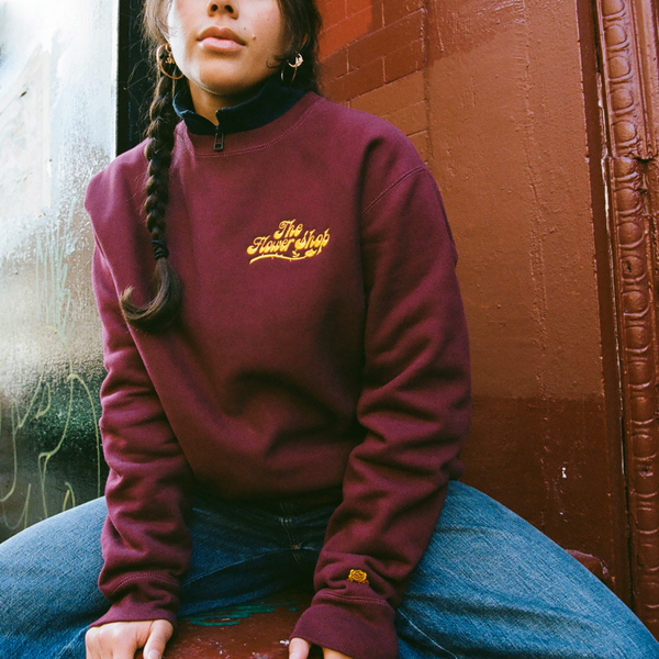 The Vintage Embroidered Crew